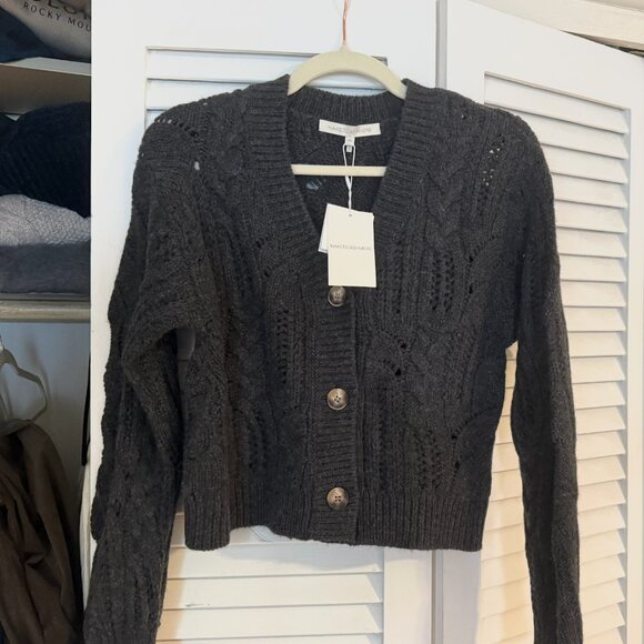 NakedCashmere Sweaters - Naked Cashmere (NWT) Cropped Cable Knit Cardigan
